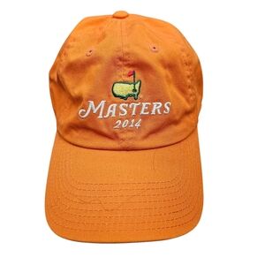 2014 MASTERS‎ Golf Cap Orange PGA Augusta National Tournament American Needle